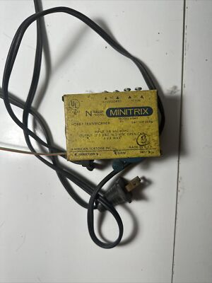 Minitrix Model 6549 Hobby Transformer Used Not Tested 