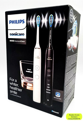 Philips Sonicare DiamondClean Doppelpack elektrische Zahnbürste HX9914/57 NEU