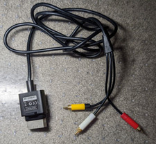 Genuine Official OEM Microsoft XBOX 360 S Slim Composite AV Audio Video Cable