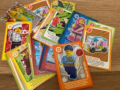 27 x Auswahl Sainsburys Lego Create the World Living Amazingly Karten 2020