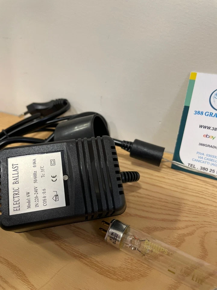 Transformateur Alimentation Stérilisateur + Lampe UV 6 W 2+2 Broches - Photo 3/4