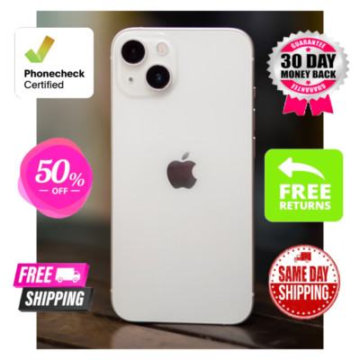 Apple iPhone 13 5G Unlocked 128GB 256GB GSM Verizon AT&T iOS TMobile Pristine