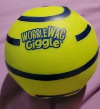 Wobble Wag Giggle Ball Interactive Dog Toy Fun Sounds Outdoor Toy Free Shipping
