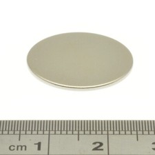 Image of Super Strong Magnets (24mm x 1mm) Powerful * 1.5Kg PULL* Thin Small Disc Magnet