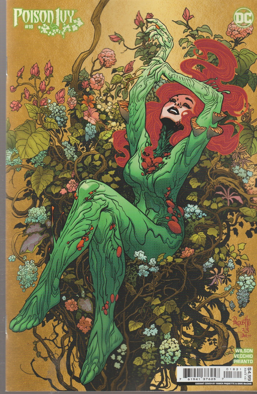 DC COMICS POISON IVY #18 MARCH 2024 PAQUETTE 1ST PRINT NM