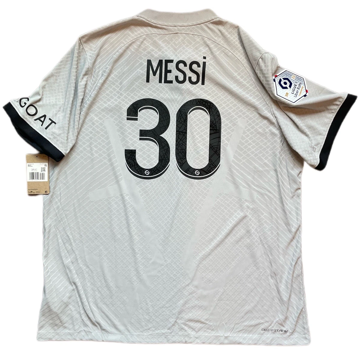 psg messi away jersey