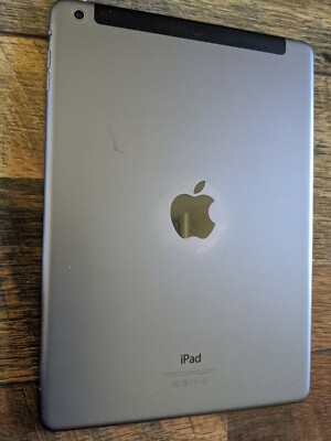Apple iPad Air 1st Gen. A1475 16GB, Wi-Fi + Cellular, 9.7in, Space