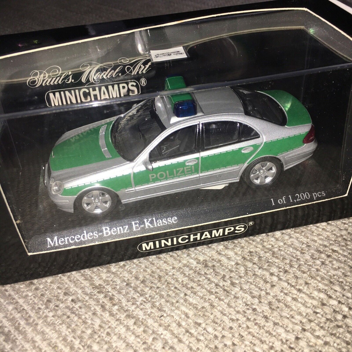 Voiture Miniature Mercedes-Benz E Klasse Police – Minichamps 1:43, Neuf En Boîte