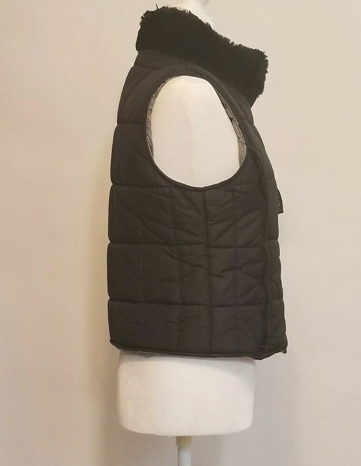 U.S. Polo Assn. Elegante y sofisticado chaleco acolchado ligero negro talla M Foto 2 de 4