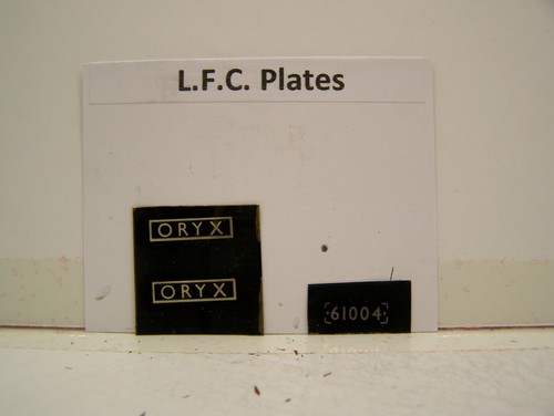 LFC LNER/BR No 61004 Oryx Typenschilder | Zustand: New