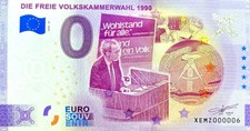 Ticket 0 EURO THE FREE PEOPLE S CHAMBER ELECTION GERMANY 2020 SMALL NUMBER 06
