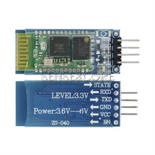 10PCS HC-06 RS232 Wireless Serial Bluetooth RF Transceiver Module with Backplane