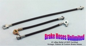 BRAKE-HOSE-SET-Chevrolet-Truck-C10-1-2-Ton-1972