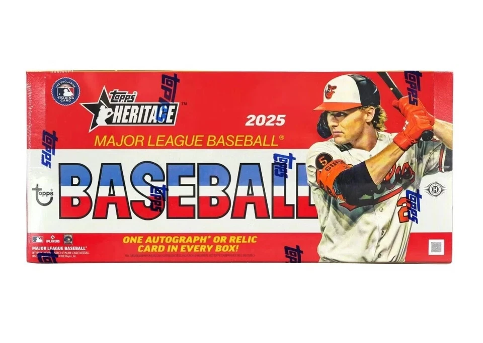 2025 Topps Heritage Baseball Factory Sealed Hobby Box