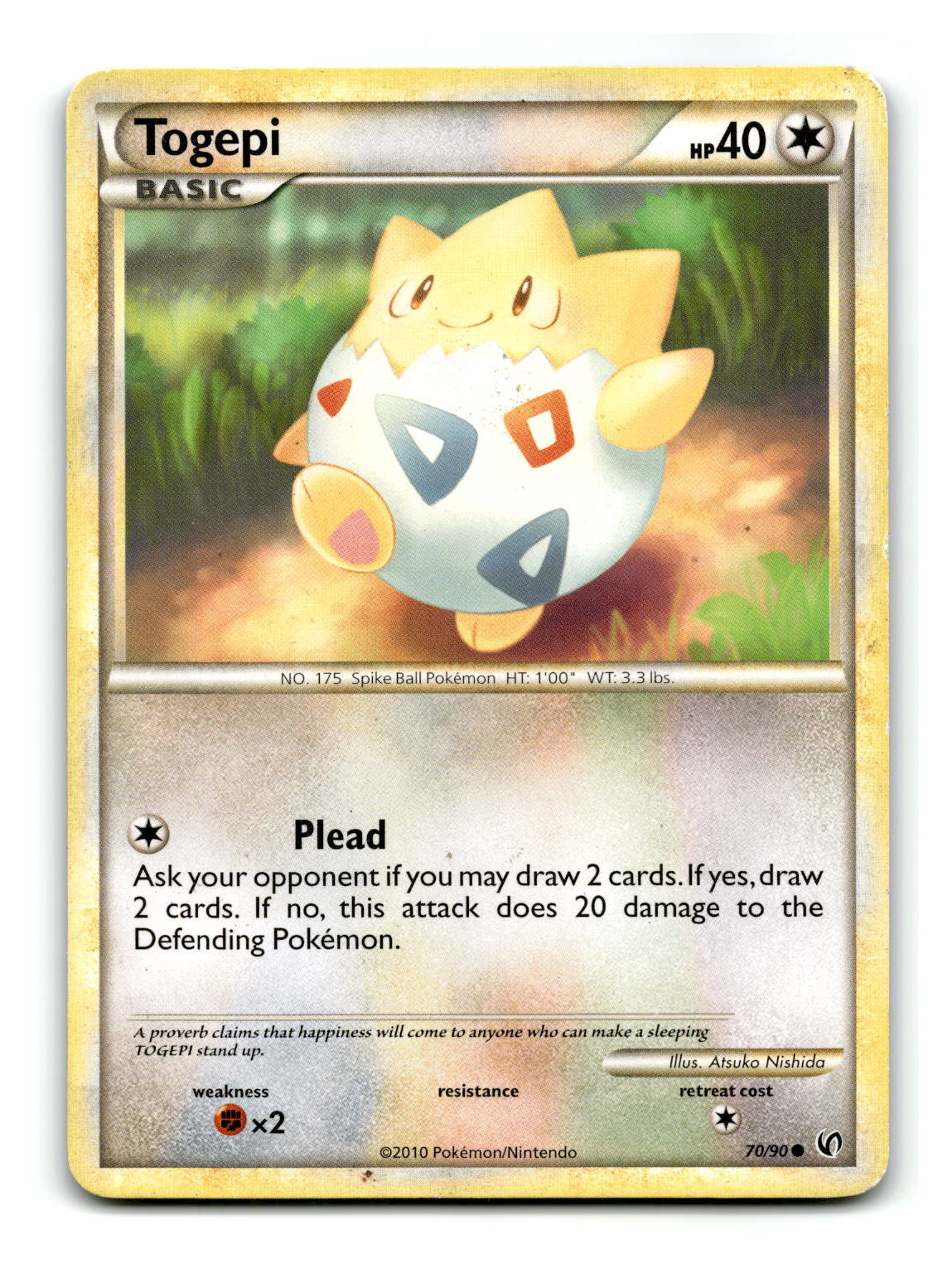 Togepi - #70/90 - Common - Pokemon Card-LP