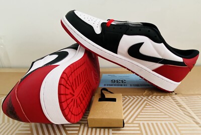 Nike Men's Air Jordan Retro OG Low Black Toe UK11/US 12/EU 46