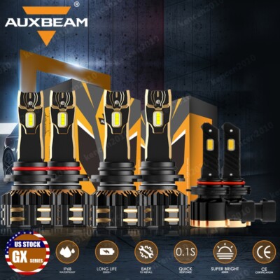 For Chrysler 300 2005-2009 CANBUS LED Headlight Bulbs High/Low/Fog 6000K 3000K