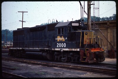 Original Schienendia - MGA Monongahela Railway 2000 Brownsville PA 6-1984