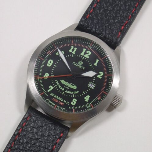 Montre russe Poljot Pilot Automatique AVIATEUR RUSSE IVAN KOZHEDUB #0093 - Photo 1/4