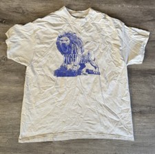 Foo Fighters Tour T Shirt Y2K 2023 Beige 2XL Concert Dates Double Sided