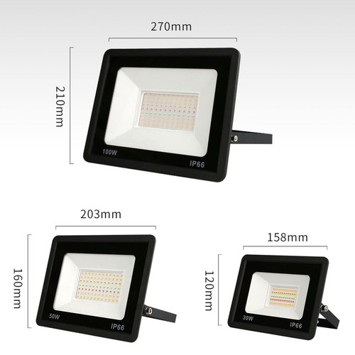 Tuya Smart Floodlight LED Reflector Outdoor Lighting IP66 220V 30W 50W 100W RGB - Picture 2 of 15