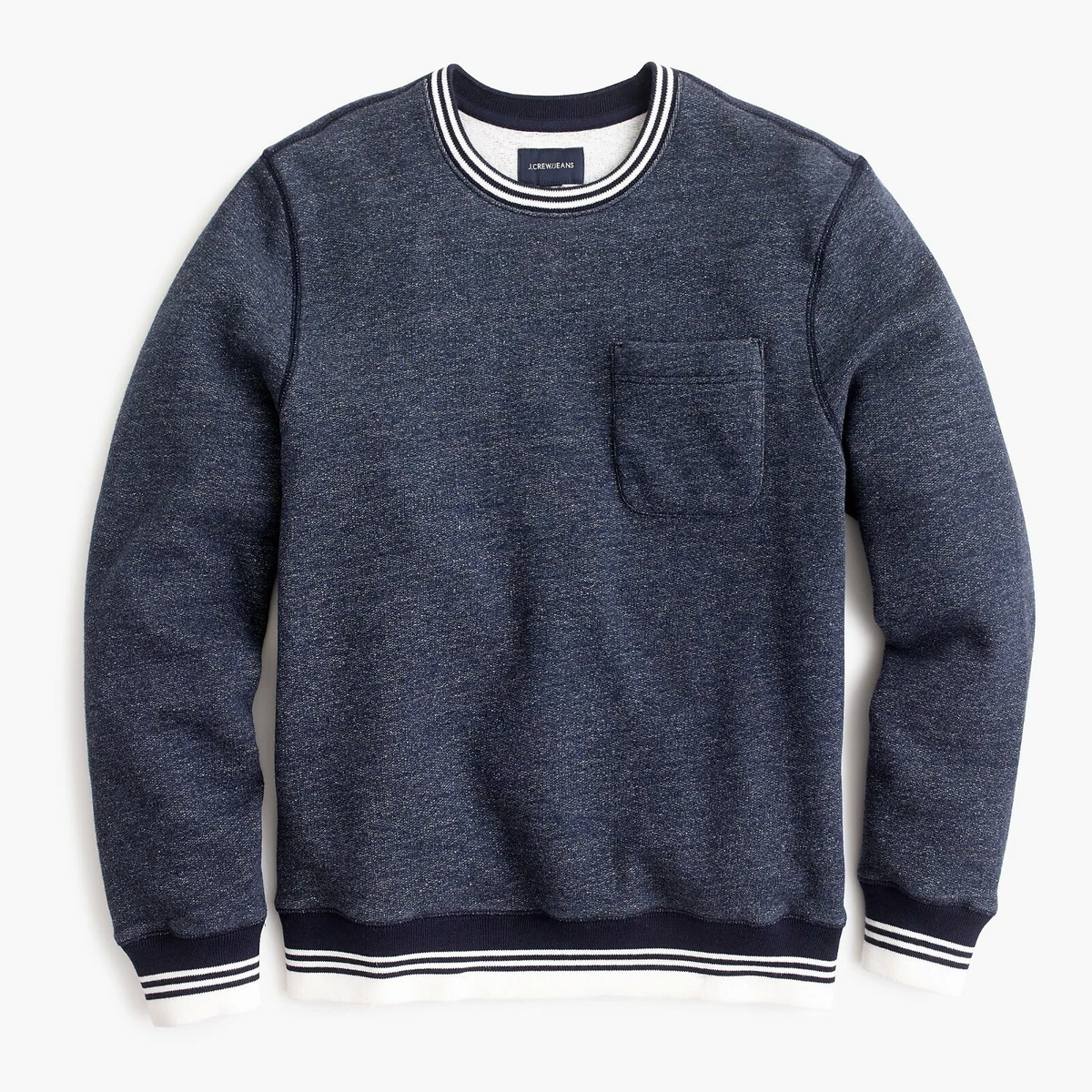 BRAND NEW J.CREW BRUSHED FLEECE POCKET SWEATSHIRT MEDIUM M