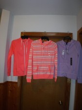 Long Sleeve Full Zip Hoodie Sweatshirts Gap  Tek Gear SM,XS,60 cotton 40 poly