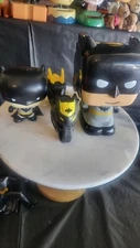 DC Lock N Roller Batman Figure To Vehicle Batman,Batman Bike, BK Batman Lot Of 3