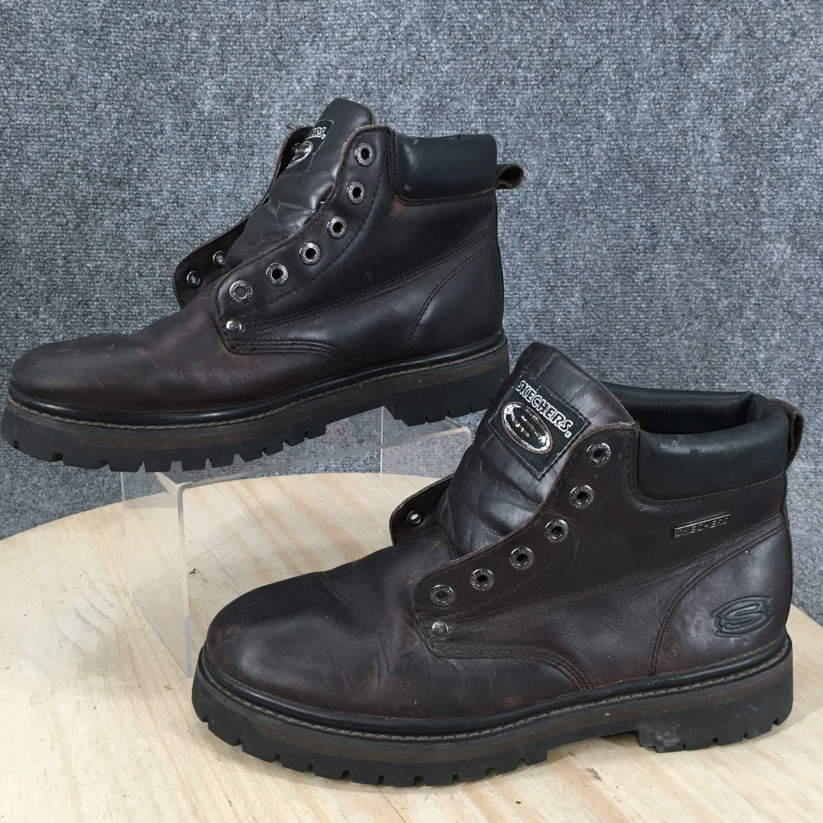 Skechers ankle best sale boots mens