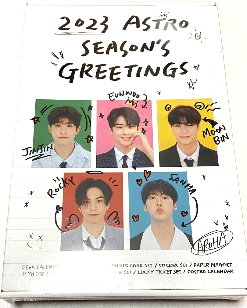 ASTRO 2023 Season's Greetings Calendar Diary Photocard Etc Full