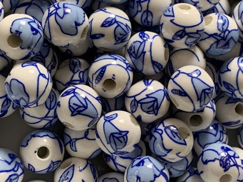 25 Ceramic Mixed Beads Great for The beginner Craft Jewellery