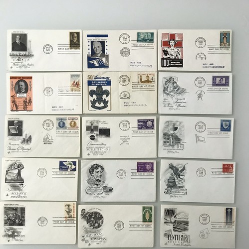 108 Buste Rare Primo Giorno Emissione 1960-1966 U.S.A. - Valore €309,76. - Foto 5 di 7
