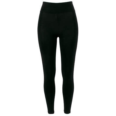 ASOS Damen Tights 4505 Icon Legging in Cotton Touch Schwarz / 34 / Sporthose