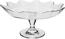 Supporto per torta in vetro Pasabahce piatto da portata cupcake display piatto frutta 32 cm