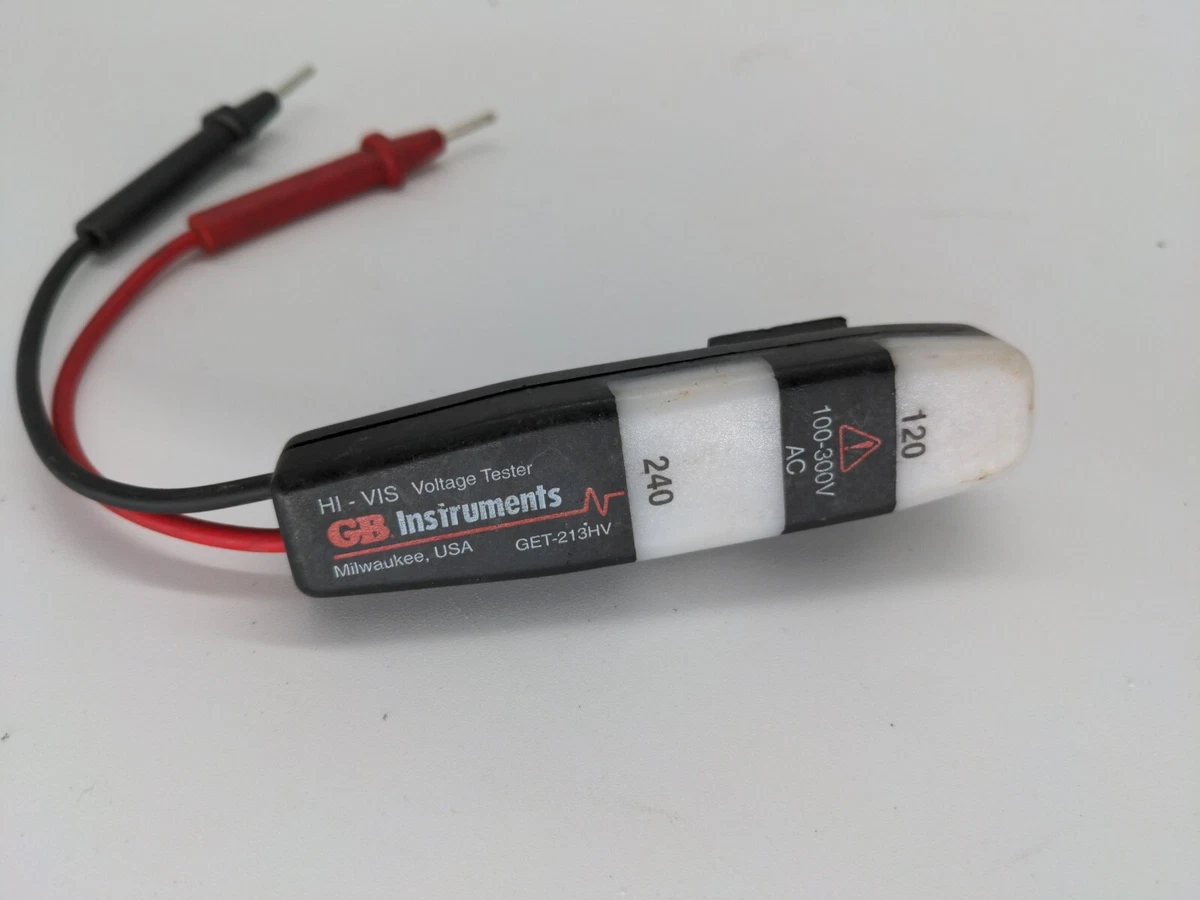 GB Instruments HI VIS GET 213HV Voltage Tester Pre Owned Good cd