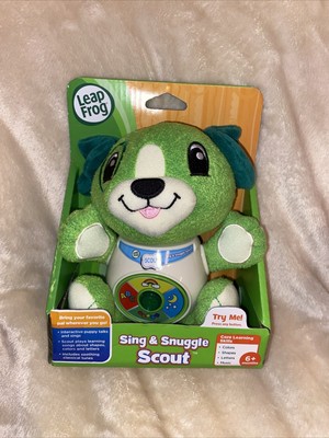 NEW Leap Frog Sing & Snuggle Scout Interactive Puppy talks Plush Toddler Toy New