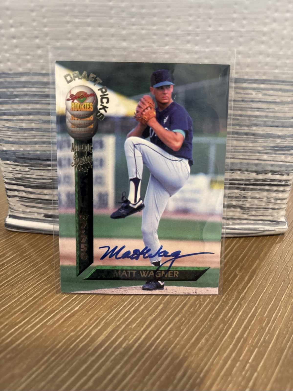 MATT WAGNER 1994 SIGNATURE ROOKIES  DRAFT PICKS /7750 AU,RC