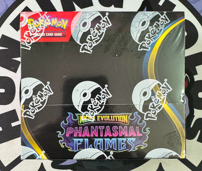 Pokemon TCG Mega Evolution Phantasmal Flames Booster Box 36 Packs Factory Sealed