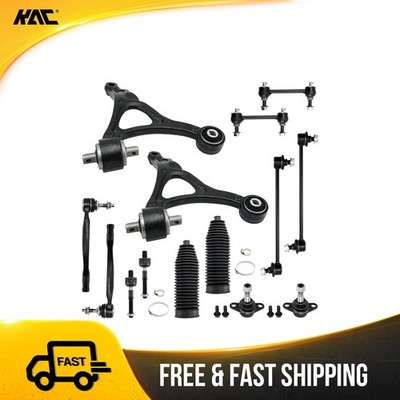 For 2003-2014 Volvo XC90 Front Lower Control Arms Ball Joints Sway Bar Links Kit