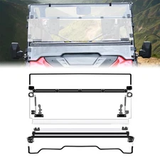 CPOWACE 3-IN-1 Scratch Resistant Windscreen for Honda Pioneer 1000 2016-2025