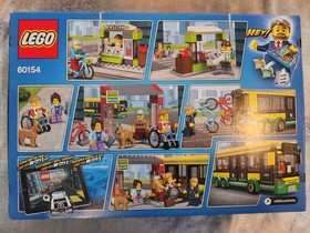 LEGO CITY SET #60154 BUS STATION, LOTS OF CITY ACTION, FACTORY SEALED