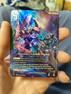 GUNDAM CARD GAME GD04-021 R+ GUNDAM LFRITH THRONE -PHANTOM ARIA NM