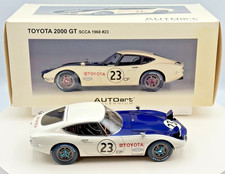 AUTOart 1968 Toyota 2000 GT SCAA #23 Model 1:18 - Excellent, Box and Foam