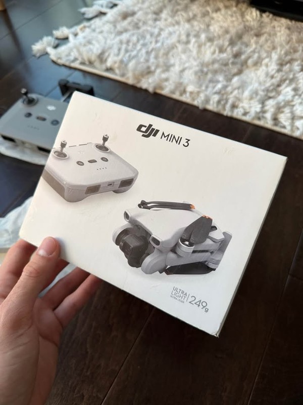 DJI Mini 3 Camera Drone 4k HDR 38-min Flight Time Vertical Shooting