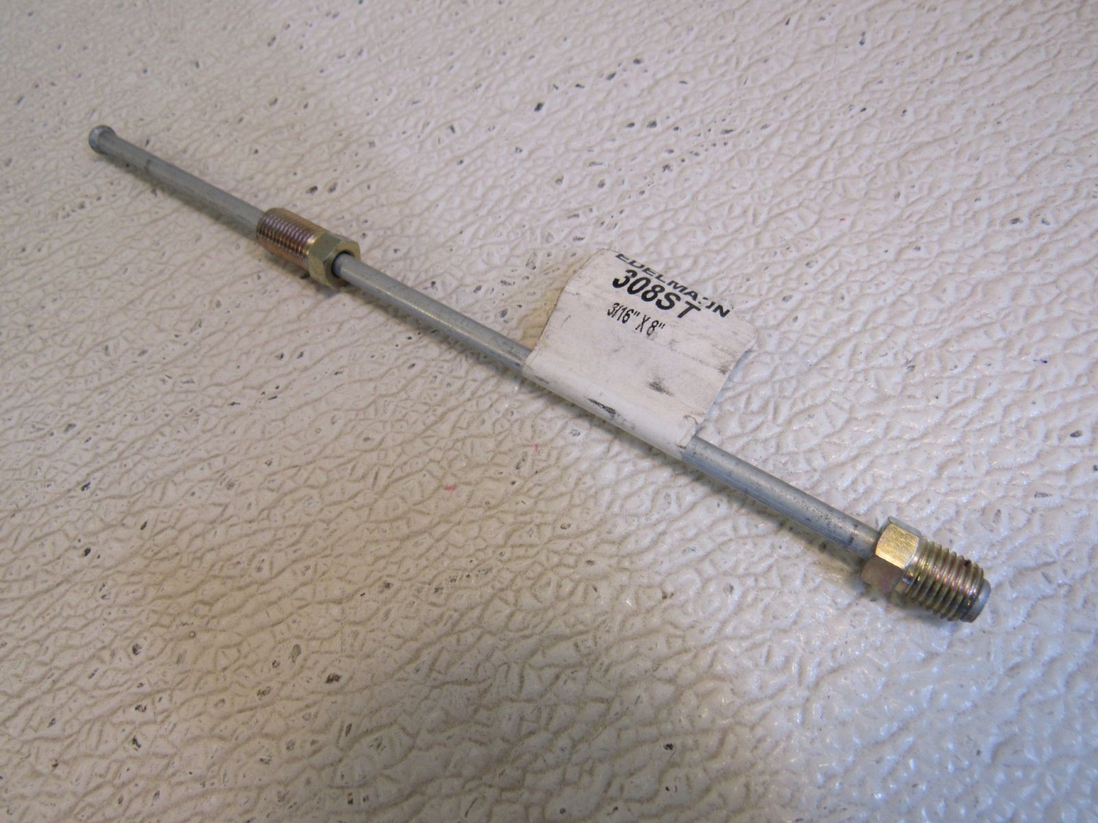 Edelmann Brake Line 3/16-in x 12-in 308ST Steel