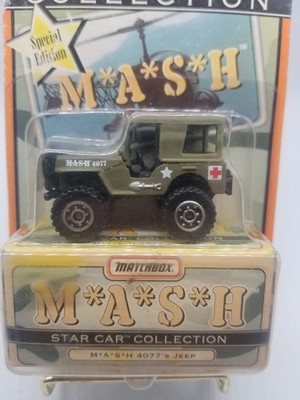 Miniature Matchbox M*A*S*H 4077 – Jeep – Star Car Collection – 1/76 – Boîte Excellent état