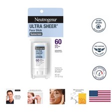 Travel-Sized SPF 60 Face Sunscreen Stick - Broad Spectrum Protection  Vitamin E