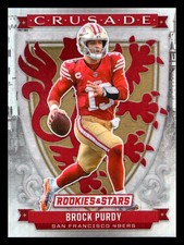 Brock Purdy 2025 Rookies & Stars Crusade #10 Silver Prizm - San Francisco 49ers