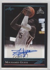 2021-22 Leaf Memories 1992 Base Platinum 19/99 Mouhamed Gueye #BG-MG1 Auto 0us4