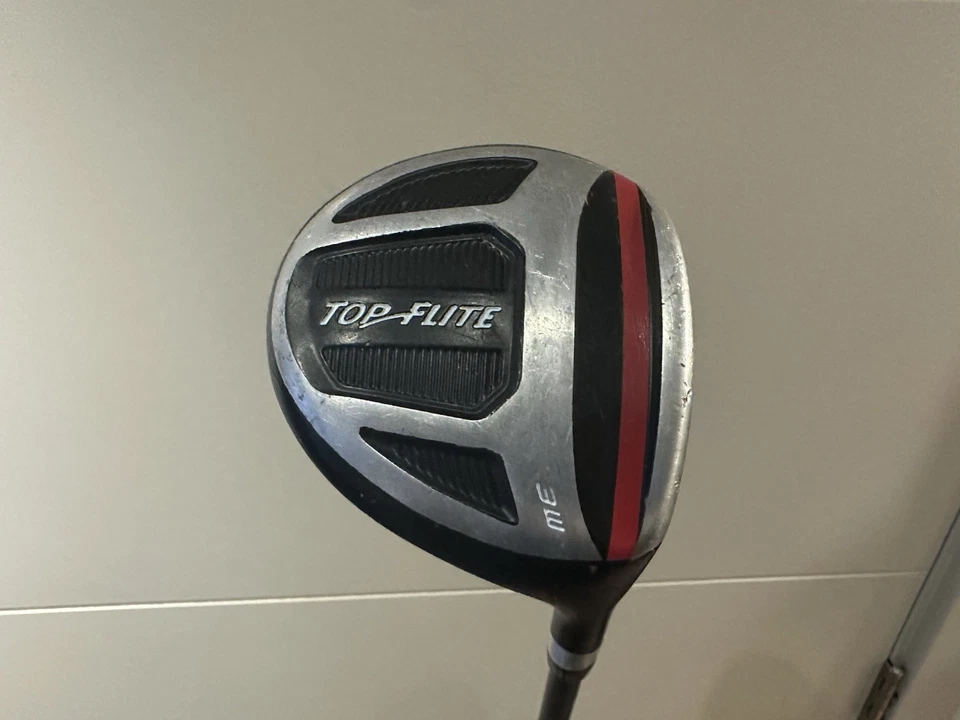 Top Flite Complete 9 Golf Club Set SENIOR FLEX 3 Wood 4 5 Hybrid 6-P Iron Putter - Image 2 of 4